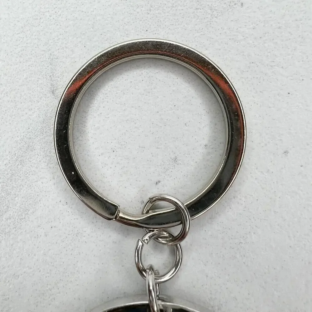 USA With Liberty and Justice for All Eagle Keychain Keyring